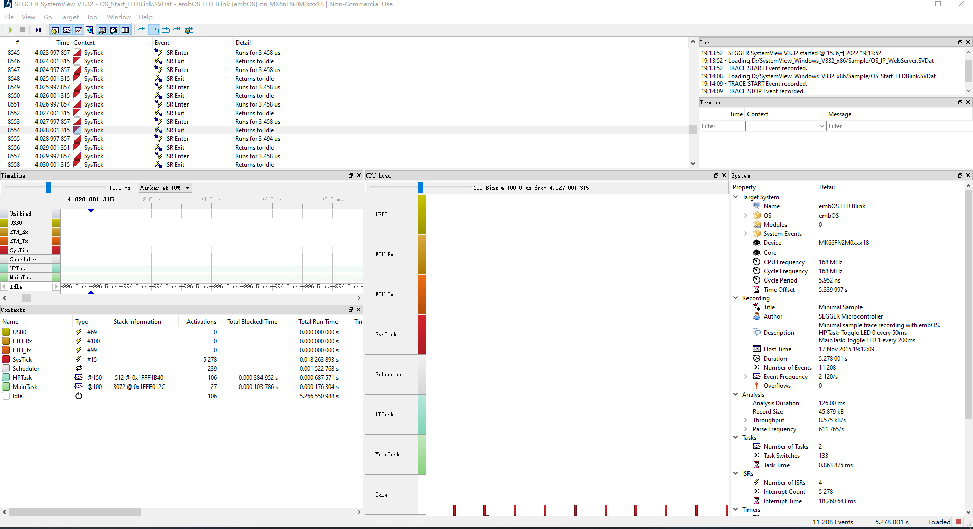 Segger SystemView